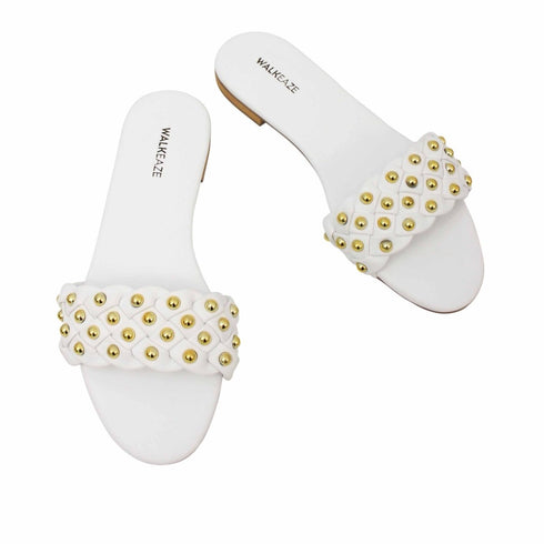 Women Formal Slippers - 40781S - Slippers - Walkeaze